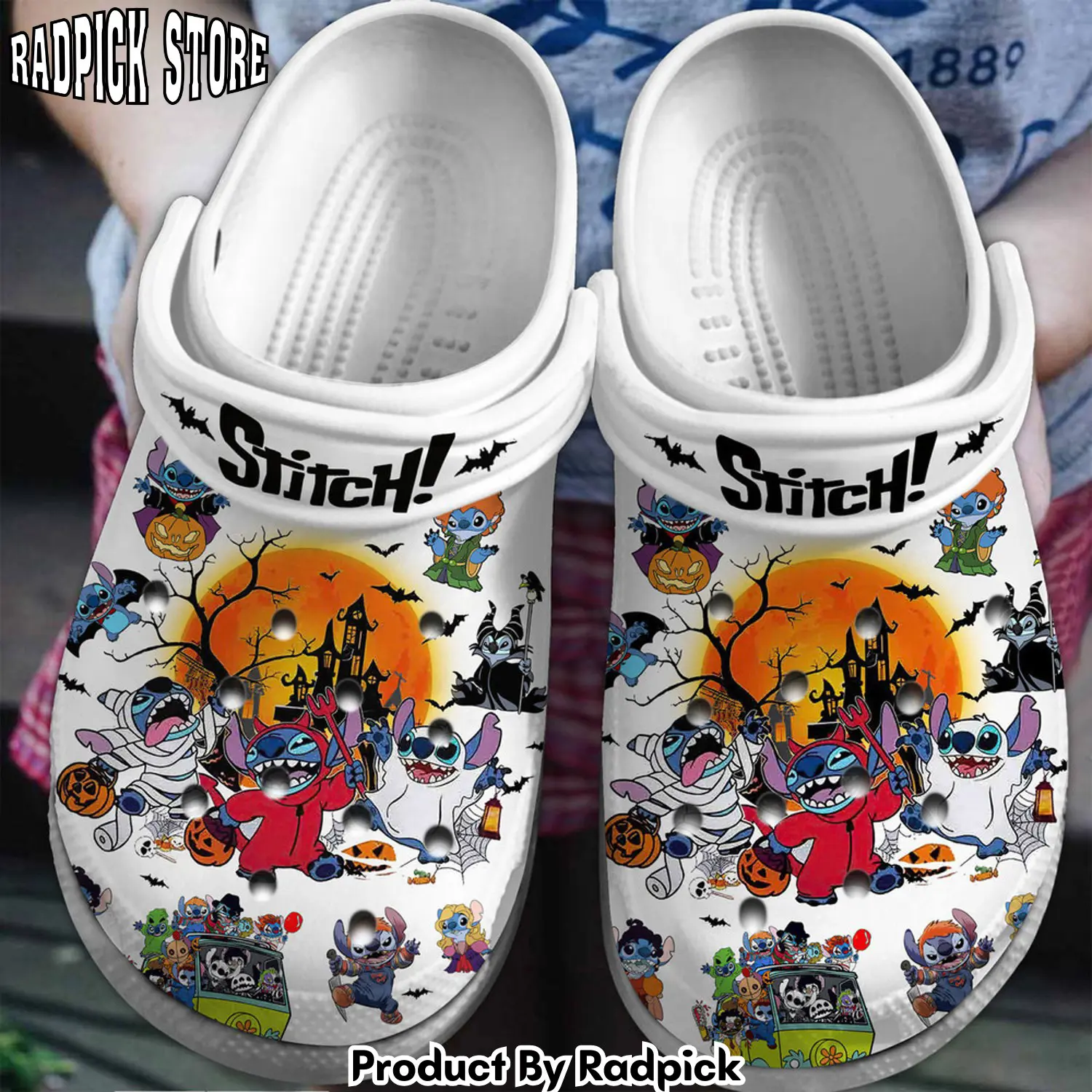 Radpick stitch cartoon clogs shoes comfortable for men women lyj rp6521139